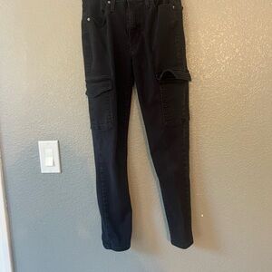 Levi's Women's Black Skinny Cargo Jeans